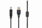   GEMBIRD CCF-USB2-AMBM-6 Premium quality USB A-plug to B-plug cable, 6 ft
