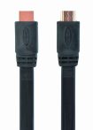   GEMBIRD CC-HDMI4F-10 HDMI male-male flat cable, 3 m, black color