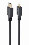   GEMBIRD HDMI apa to micro D-apa fekete kábel with aranyozott csatlakozók, 4.5 m, ömleszt CC-HDMID-15