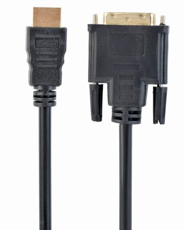 GEMBIRD CC-HDMI-DVI-15 HDMI to DVI cable with gold-plated connectors, 4.5 m