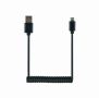   GEMBIRD CC-mUSB2C-AMBM-6 Coiled Micro-USB cable, 1.8 m, black