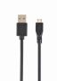   GEMBIRD CC-mUSB2D-1M Double-sided USB 2.0 AM to Micro-USB cable, 1 m, black