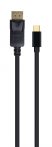   GEMBIRD Mini DisplayPort to DisplayPort digital interface kábel, 1.8 m CCP-mDP2-6