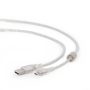   GEMBIRD Micro-USB kábel, 1.8 m, átlátszó jacket CCP-mUSB2-AMBM-6-TR