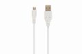 GEMBIRD Micro-USB kábel, 3 m, fehér CCP-mUSB2-AMBM-W-10