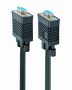   GEMBIRD Premium VGA-Ext.HD15M/HD15F dual-shielded w/2*ferrite 10M kábel, fekete CC-PPVGAX-10M-B