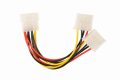   GEMBIRD Y tápkábel 5,25" male - 2x5,25"  female MOLEX (CC-PSU-1) CC-PSU-1