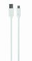   GEMBIRD CCP-USB3-AMCM-W-0.5M USB 3.0 AM to Type-C cable (AM/CM), 0.5 m, white