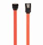   GEMBIRD CC-SATAM-DATA90-0.1M Serial ATA III 10cm data cable with 90 degree bent connector, bulk packing, metal clips