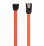   GEMBIRD CC-SATAM-DATA90-0.3M Serial ATA III 30cm data cable with 90 degree bent connector, bulk packing, metal clips