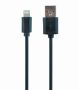   GEMBIRD CC-USB2-AMLM-10 USB to 8-pin sync and charging cable, black, 10 ft