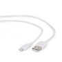   GEMBIRD CC-USB2-AMLM-2M-W USB sync and charging cable, white, 2 m