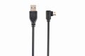   GEMBIRD CC-USB2-AMmDM90-6 Double-sided angled Micro-USB to USB 2.0 AM cable, 1.8 m, black