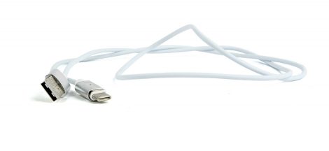 GEMBIRD CC-USB2-AMUCMM-1M Magnetic USB Type-C cable, silver, 1 m