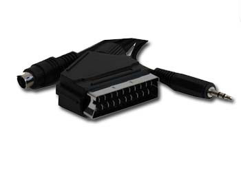GEMBIRD SCART plug to S-Video+audio 10 meter kábel CCV-4444-10M