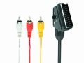   GEMBIRD Bidirectional RCA to SCART audio-video kábel, 1.8 m CCV-519-001