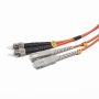   GEMBIRD Duplex multimode fibre optic kábel, 1 m, ömlesztett csomagolás CFO-STSC-OM2-1M