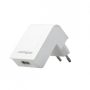   GEMBIRD Universal USB charger, 2.1 A, fehér színű EG-UC2A-02-W