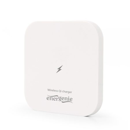 GEMBIRD EG-WCQI-02-W Wireless Qi charger, 5 W, square, white