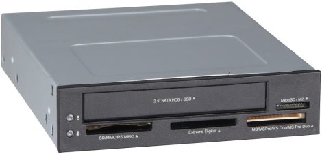 GEMBIRD Internal USB card reader/writer with SATA port, fekete FDI2-ALLIN1-03