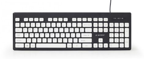 GEMBIRD Chocolate' keyboard, USB, US layout, fekete KB-CH-01