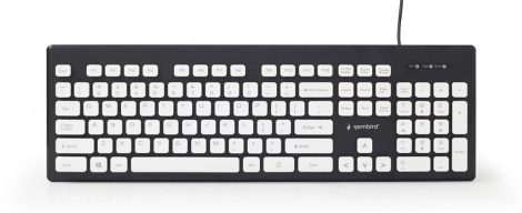 GEMBIRD KB-CH-01 Chocolate' keyboard, USB, US layout, black