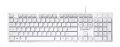   GEMBIRD Multimedia 'chocolate' keyboard, USB, US layout, fehér KB-MCH-03-W