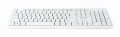   GEMBIRD Multimedia 'chocolate' keyboard, USB, RU layout, fehér KB-MCH-03-W-RU