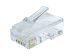   GEMBIRD Modular plug 8P8C for merev CAT6 LAN kábel, 10 db per zacskó LC-8P8C-002/10