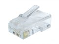   GEMBIRD LC-8P8C-002/100 Modular plug 8P8C for solid CAT6 LAN cable, 100 pcs per polybag