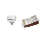   GEMBIRD Universal pass-through modular FTP plug 8P8C, 10 db per zacskó LC-PTF-01/10