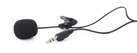 GEMBIRD MIC-211-B  feltapasztható mikrofon, fekete színű MIC-C-01