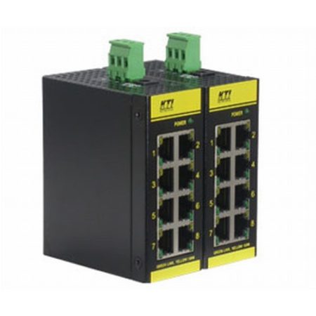Ipari 8 port 10/100 Fast Ethernet RJ45/ réz switch