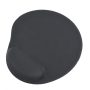 GEMBIRD Gel mouse pad with wrist support, fekete MP-GEL-BK