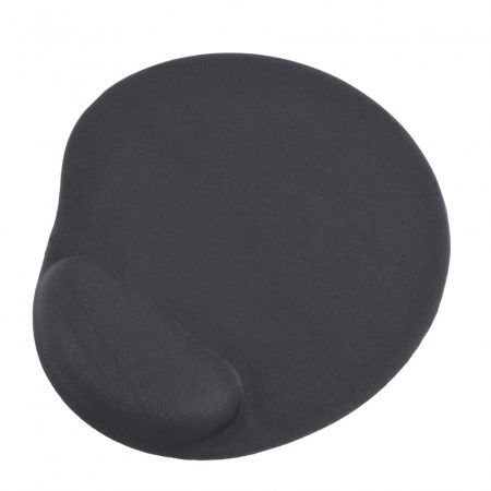 GEMBIRD Gel mouse pad with wrist support, fekete MP-GEL-BK