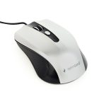 GEMBIRD Optical mouse, USB, fekete/ezüst MUS-4B-01-BS