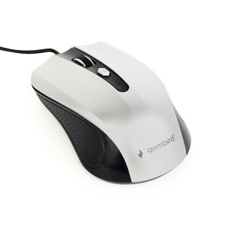 GEMBIRD Optical mouse, USB, fekete/ezüst MUS-4B-01-BS