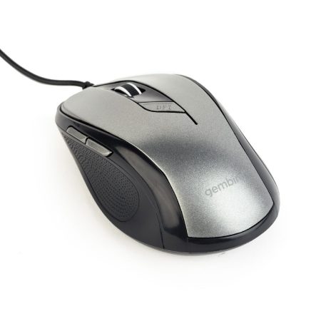 GEMBIRD USB optikai egér, fekete/szürke színben MUS-6B-01-BG