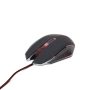 GEMBIRD Gaming mouse, USB, piros MUSG-001-R