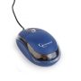 GEMBIRD MUS-U-01-BT Optical mouse, USB, blue/transparent