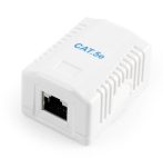GEMBIRD CAT5E FTP single port surface mount box NCAC-1F5E-01