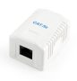GEMBIRD CAT5E UTP single port surface mount box NCAC-1U5E-01