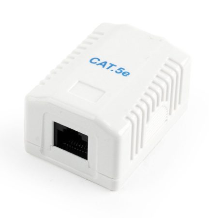 GEMBIRD CAT5E UTP single port surface mount box NCAC-1U5E-01