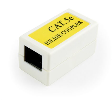 GEMBIRD Cat. 5E LAN coupler, fehér színű NCA-LC5E-001