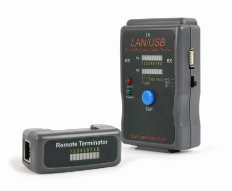GEMBIRD Kábel tester for UTP, STP, USB kábelek NCT-2