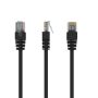 GEMBIRD CAT5e UTP Patch cord, fekete, 1 m PP12-1M/BK
