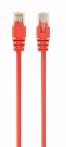 GEMBIRD PP12-1M/R CAT5e UTP Patch cord, red, 1 m