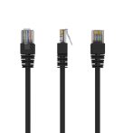 GEMBIRD CAT5e UTP Patch cord, fekete, 2 m PP12-2M/BK