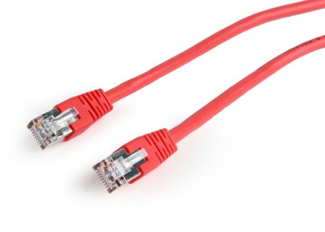 GEMBIRD PP6-0.25M/R FTP Cat6 Patch cord, red, 0.25 m
