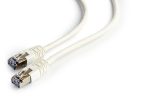 GEMBIRD PP6-0.25M/W FTP Cat6 Patch cord, white, 0.25 m
